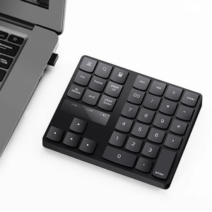 Teclado digital inalámbrico 2,4G, teclado numérico USB de 35 teclas, teclado de carga USB para ordenador portátil, PC de escritorio, negro - Product Image 6
