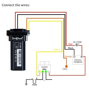 SinoTrack ST-901 4Pin <strong>GPS</strong> Tracking System Waterproof GSM <strong>GPS</strong> <strong>GPRS</strong> Tracking Device With ACC Detect Remote Engine Stop - Product Image 2