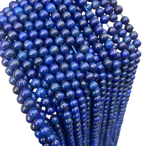 Nhuộm Màu Xanh Màu Vòng <span class=keywords><strong>Lapis</strong></span> <span class=keywords><strong>Lazuli</strong></span> Bead Sợi 4 6 8 10 12 Mm Loose Sợi Cho Thiết Kế Vòng Đeo Tay Đồ Trang Sức Làm - Product Image 6