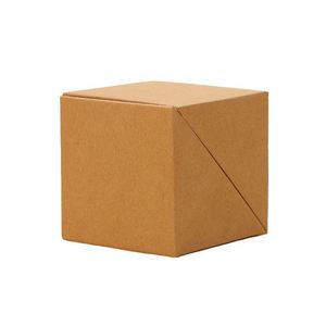 定制多色可折叠便签记事本牛皮纸立方体便签本盒笔筒，带邮筒和便签本办公室