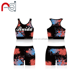 <strong>Cheap</strong> Professional Custom Women Cheerleading Uniform Sublimation Printing <strong>Cheer</strong> Practice Uniforms - Product Image 6