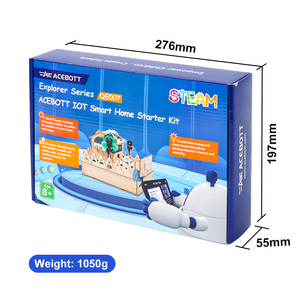 ACEBOTTESP32 ArduinoおよびPythonエレクトロニクス用スマートホームスターターキット家庭用自動化コーディングキット木造住宅DIYSTEM年齢8 - Product Image 6