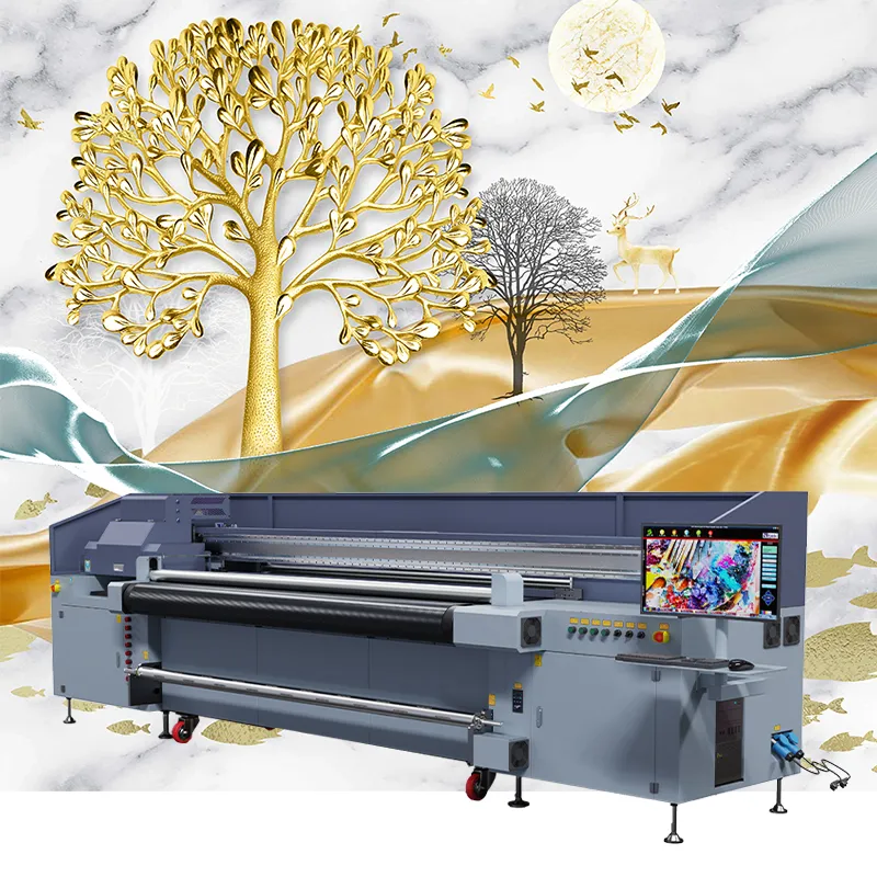 Stampante UV roll to roll YC3200HR stampante per carta da parati digitale ibrida di grande formato