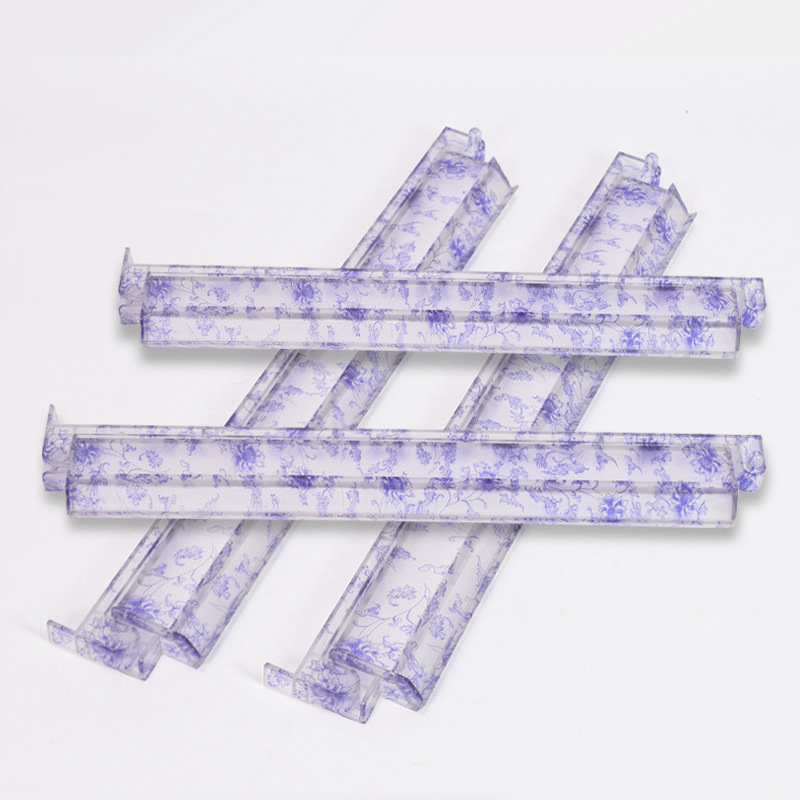 Supports de mahjong bleu en porcelaine de 17,5 pouces, 4 pièces