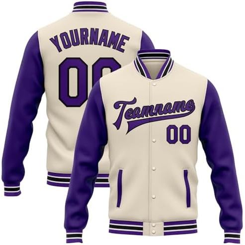 Cream-purple-black