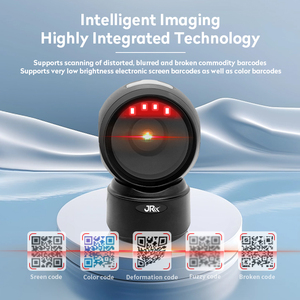 Scanner di codici a barre da tavolo circolare JR T27H codice a barre codice a barre 1D 2D supporto di vendite a buon mercato con servizio OEM gratuito - Product Image 5