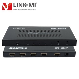 LINK-MI 4x1 2x1 Multiviewer 1080p Quad HDMI <strong>4</strong> in <strong>1</strong> Out Seamless <strong>Switcher</strong> With PIP Video Audio Sync Switching