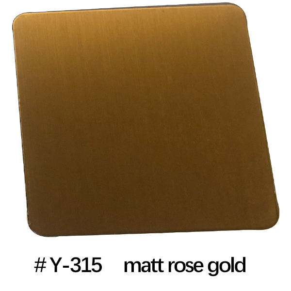 matt rose gold