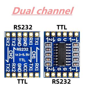 Ein-/Zwei kanal RS232 SP3232 TTL zu RS232 Modul RS232 zu TTL blinkende Linie serielle Schnitts telle Modul Immersion Gold Board - Product Image 3