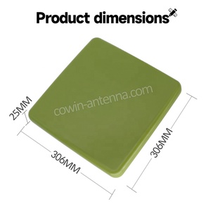 Индивидуальная зеленая двойная полярность с высоким коэффициентом усиления 15dBi наружный усиленный сигнал <span class=keywords><strong>2</strong></span>,4G Wi-Fi планшетная Антенна <span class=keywords><strong>2</strong></span>,4 ГГц 5 ГГц направленная антенна - Product Image 5