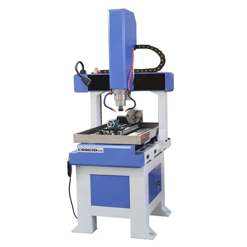 Fresadora CNC de 4 ejes, máquina de grabado para Metal y acero, 6060