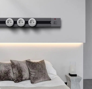 Baijiang Universal multifunción MF Escritorio de oficina inteligente sistema de vía de riel de alimentación enchufe eléctrico enchufe de vía de alimentación eléctrica - Product Image 4