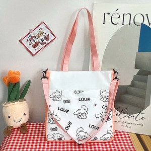 2024 nuevo bolso de lona de gran capacidad con estampado de dibujos animados bolso de hombro para estudiantes bolso Tutorial de nailon - Product Image 3