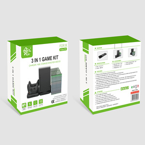 3 in <strong>1</strong> Vertical Stand for <strong>Xbox</strong> Series <strong>X</strong> Game Console With Controller Fast Dual Charger and 16pcs Game Card Box Storage Stand - Product Image 2