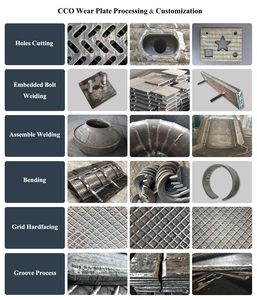 <span class=keywords><strong>Loader</strong></span>/máy xúc xô mặc tấm <span class=keywords><strong>CCO</strong></span> lót cắt có sẵn Composite Chromium Carbide chịu mài mòn thép tấm - Product Image 2