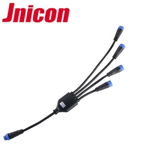 Y Splitter M15 2 Pin 3pin Cable 3 <strong>Output</strong> IP68 Waterpropf <strong>Connector</strong> One <strong>Input</strong> Three <strong>Output</strong> - Product Image 6