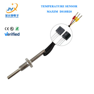 <strong>Ds18B20</strong> Waterproof <strong>Digital</strong> Temperature <strong>Sensor</strong> With Stainless Steel Threaded G1/2 M10/M8 Temperature Probe