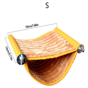 Papağan Pet Hamster yuva sıcak hamak çıkarılabilir ve yıkanabilir hamak pencere eşiği çok renkli asılı kedi beşiği - Product Image 1