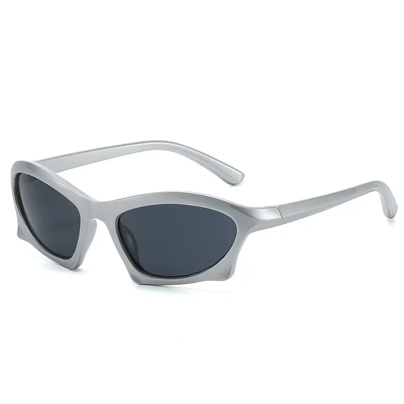 Gafas de sol geométricas para hombre y mujer, lentes de sol modernas retro irregulares para exteriores, K 2, para disparar en la calle, 2023