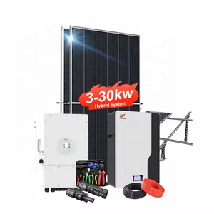 Wingosolar โรงไฟฟ้าพลังงานแสงอาทิตย์เซลล์แสงอาทิตย์ออฟกริดออกแบบได้เองระบบเก็บพลังงาน30Kw 10Kw20Kw สำหรับใช้ในบ้าน - Product Image 1