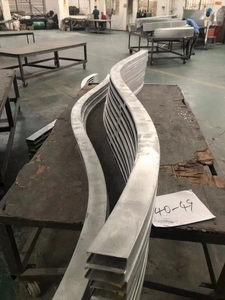 定制现代设计铝波浪天花板室内装饰模型防水功能假天花板 - Product Image 3