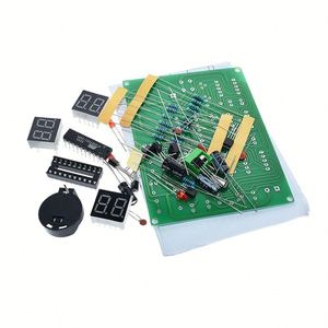DIY <strong>Kits</strong> AT89C2051 Electronic Clock Digital Tube LED Display Suite Electronic Module Parts and Components DC 9V - 12V - Product Image 4