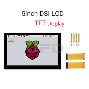 Raspberry Pi 4 5 Kit Anzeige 5-Zoll DSI-LCD-Anzeige IPS/TFT optionale Fünf-Punkte-Touch 800x480-Touchbildschirm-LCD-Anzeige