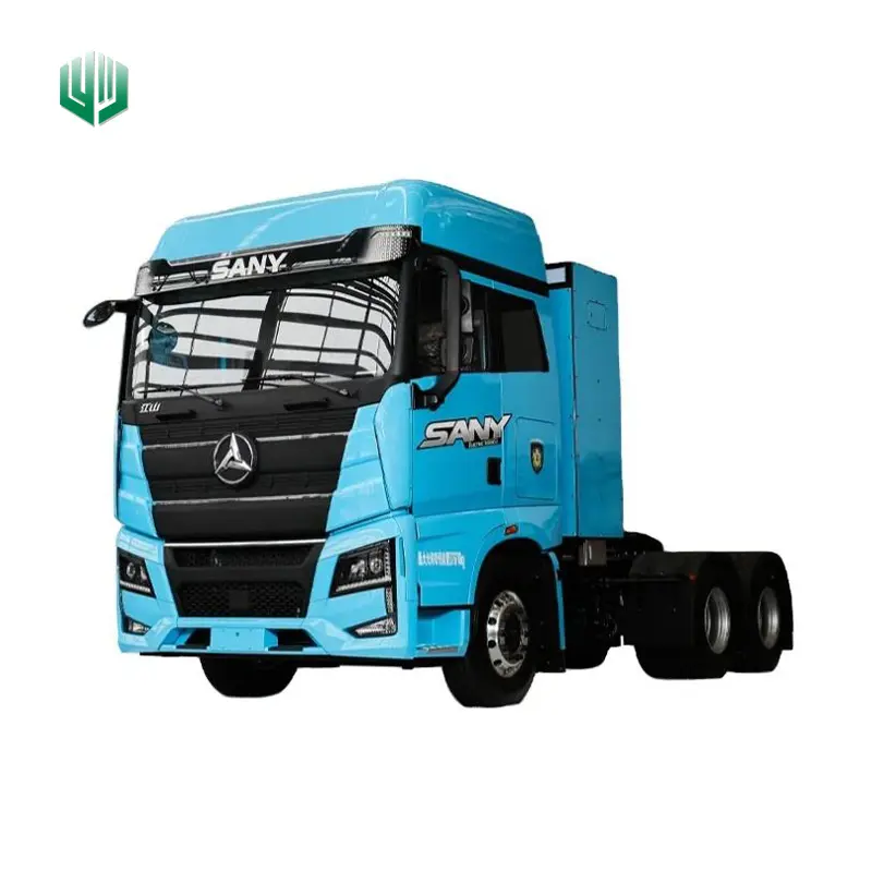 2023 New Energy Sany Electric CnhtcトラクタートラックEV6X4 25Tポート輸送0km中古トラックトラクター認定輸出トレーダー