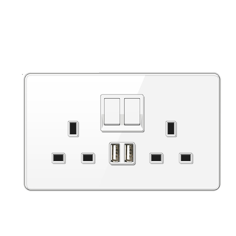double 13A USB
