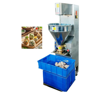 Kazma tipi köfte şekillendirme makinesi, sığır etli ticari köfte makinesi, önceden hazırlanmış gıda Meatball yapma makinesi - Product Image 1