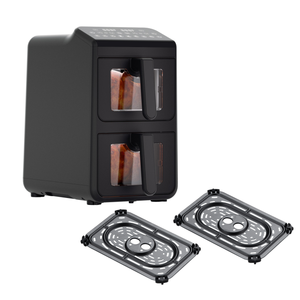 New Design 10L Double Stack Air Fryer Digital <strong>Control</strong> with Visible Window Dual Zone Air Fryer Oven <strong>Without</strong> Any Oil - Product Image 4