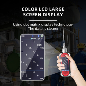 GP600 6-in-1 rilevatore di analizzatore con sicurezza a prova di esplosione Monitor a Gas batteria ricaricabile PID NH3 O2 H2S - Product Image 3