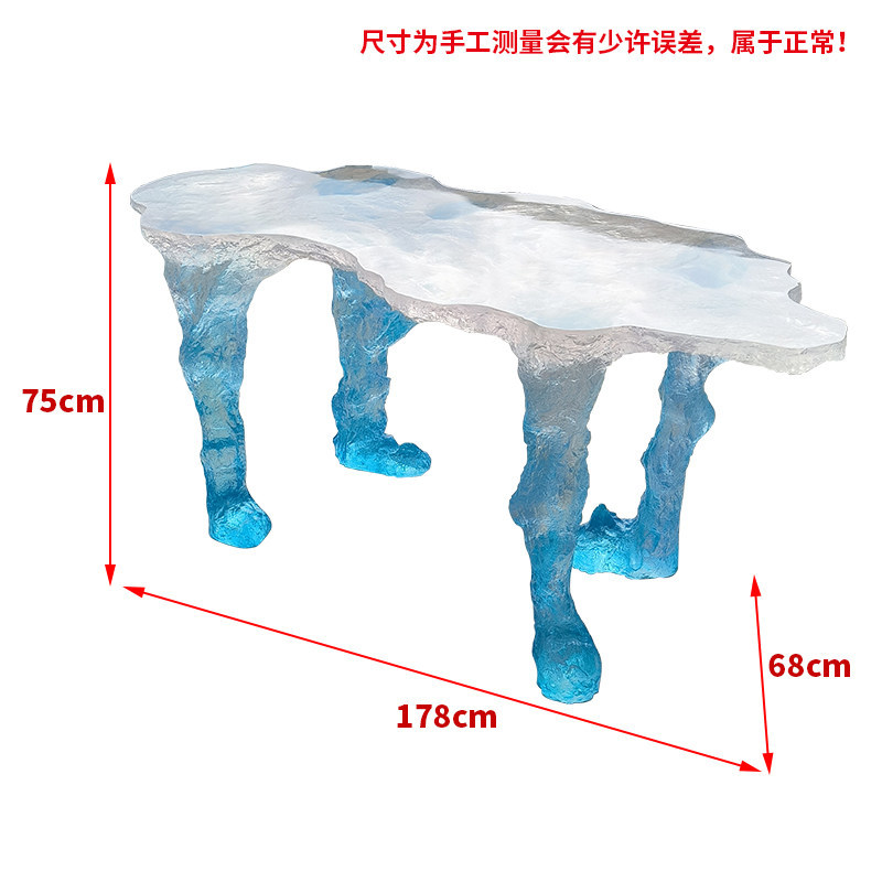 Table à thé-bleu glacier