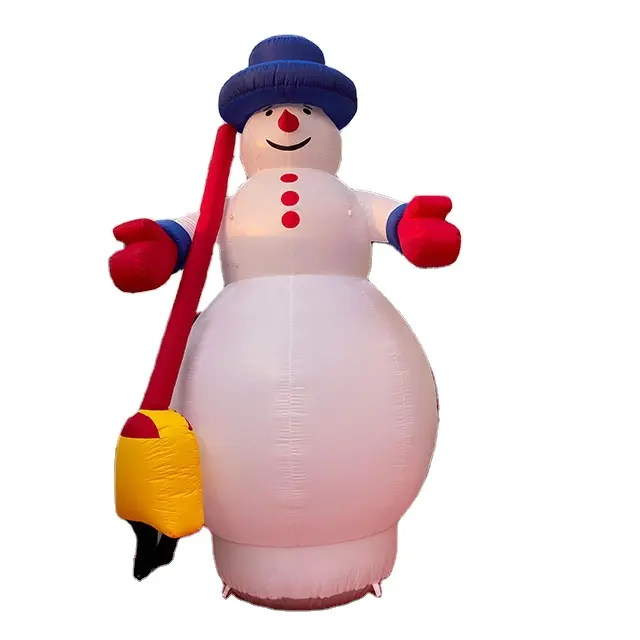 Fabrika outlet 18/30 ft şişme noel noel dekoru büyük şişme kardan adam maskot mağaza ekran için