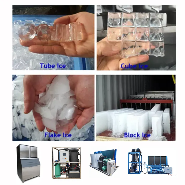 EMTH Cube Tube Flake Industrielle Haushalts eismaschine La maquina de hielo Making Machine a glace 40-kg