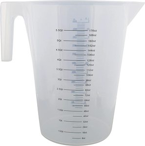 מותאם אישית <span class=keywords><strong>5</strong></span> ליטר (5000 ml) פלסטיק בוגר מדידת כוס וערבוב כד