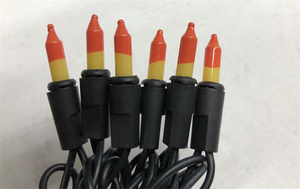120V 100L La La kabarcık sarı turuncu iki renk tungsten kabarcık düz işıkları cadılar bayramı dekor - Product Image 4