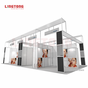 Exhibiciones modulares de paredes y quioscos para ferias comerciales, paneles de pared personalizables para exhibiciones de stands de esquemas de conchas de exposición - Product Image 5