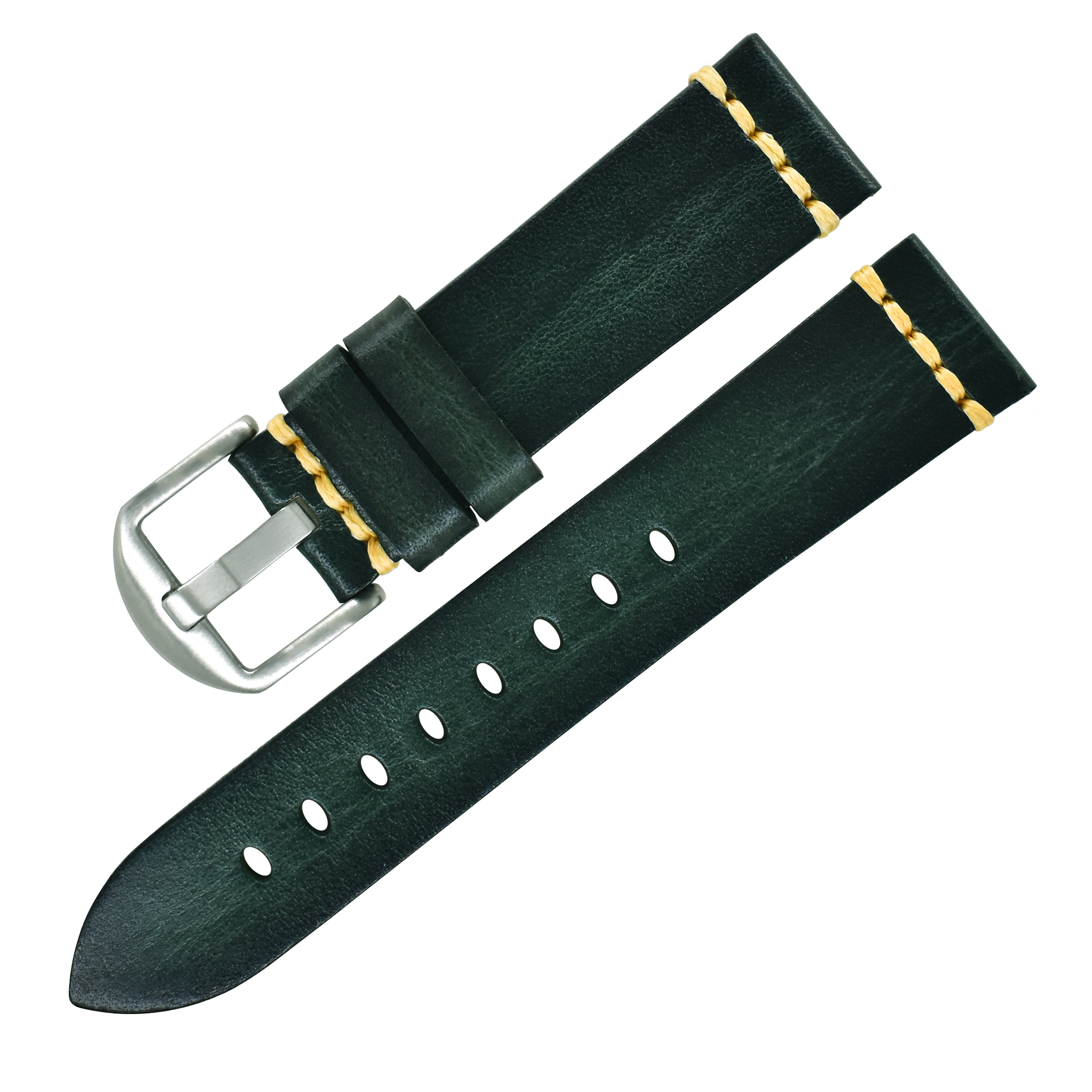 Boucle vert-argent