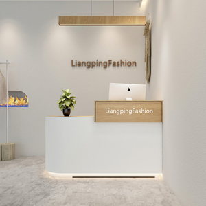现代收银机小店商业服装宠物店酒吧接待柜台零售收银台 - Product Image 3