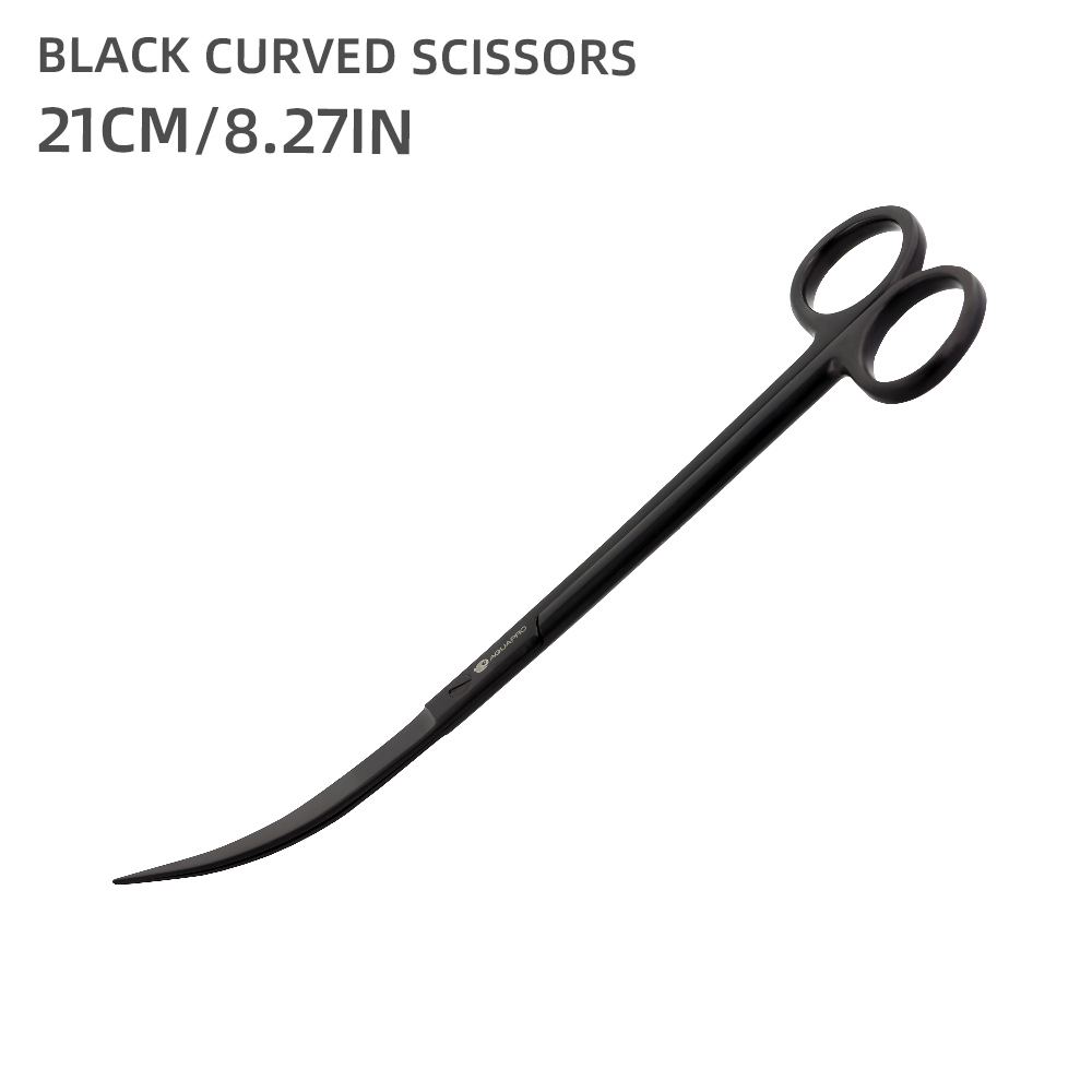 Curved Scissors 21cm Black