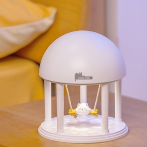 Cute Home Decorative LED Table <strong>Lamp</strong> with Charging Port Minimalist <strong>Style</strong> Projected on <strong>Small</strong> Tables - Product Image 4