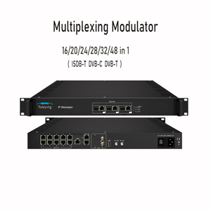 Professional Digital <strong>Modulator</strong> 16-48 Channel <strong>Input</strong> DVB-C/DVB-T/ISDB-T Output Multiplexing <strong>Modulator</strong> for Cable TV Headend System - Product Image 2