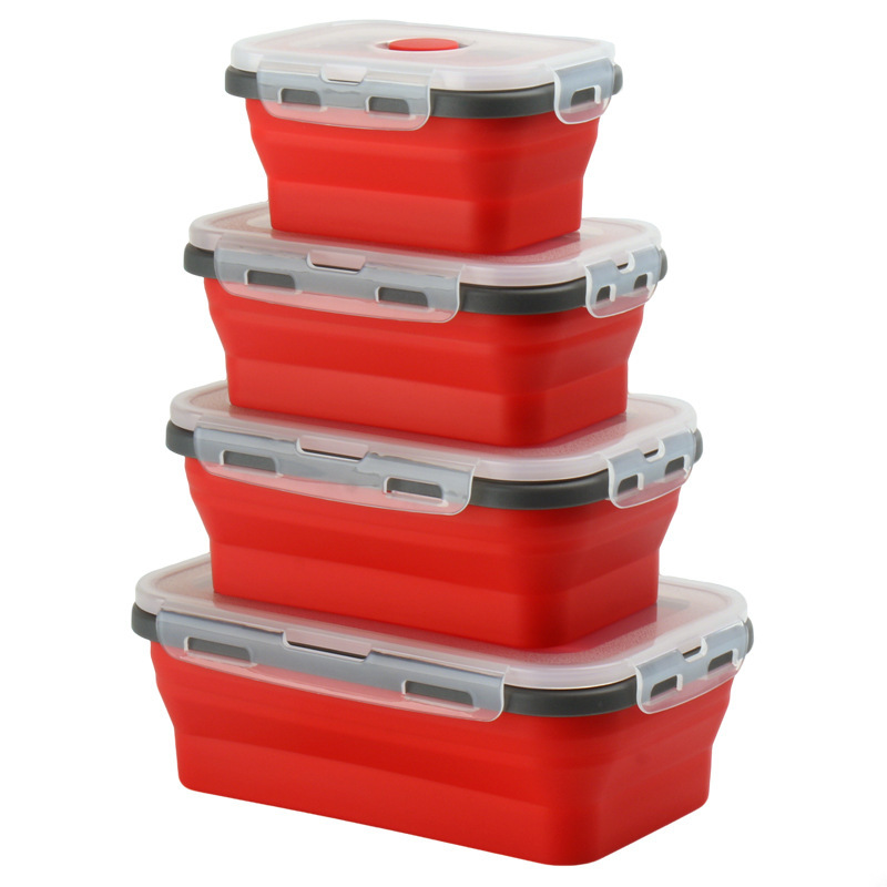 Red with gray edges