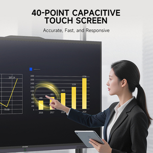 Amdox65 75 86 98 Inch 4K Tất Cả Trong Một Tương Tác Kỹ Thuật Số Bảng Thông Minh Màn Hình Cảm Ứng Giảng Dạy Hội Đồng Quản Trị Cho Lớp Học Và Văn Phòng - Product Image 4