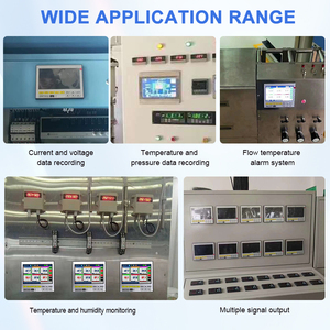 Dữ liệu logger công nghiệp không cần giấy tờ ghi Relay báo động Kết quả đầu ra thời gian thực đồng Hồ Nhiệt Độ ghi âm - Product Image 4