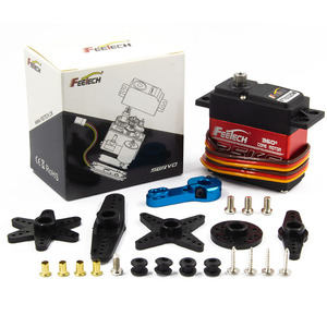 20kg 25kgサーボ360度スチールギアデジタルサーボロボットRC車用高速ロボットサーボArduino Robotic 1/8 1/10 RC車用 - Product Image 4