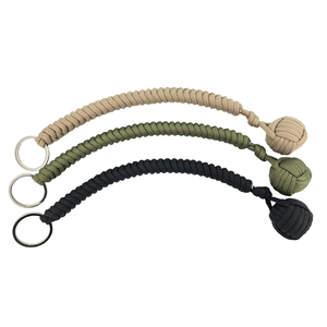 מותאם אישית צבע קוף אגרוף paracord keychain הישרדות paracord מחזיק מפתחות קוף אגרוף - Product Image 1
