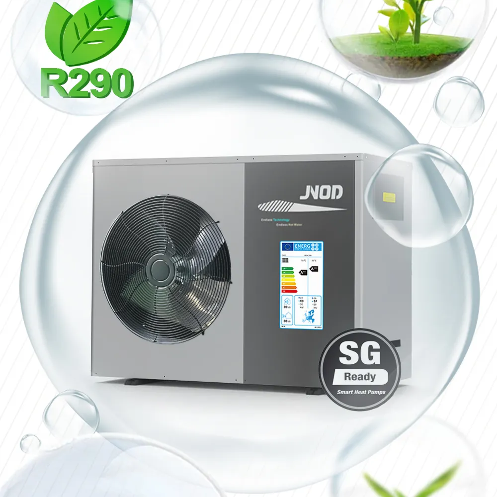 R290 Full DC Inverter Aquecimento e Bomba De Calor De Refrigeração Para Central Home Aquecimento Ar Para Água Heatpump System