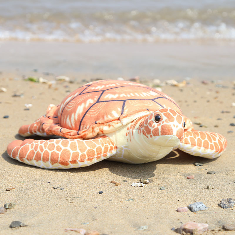 Tortuga de simulación naranja, 46 cm, 400 g.